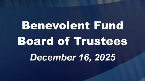 Thumbnail image for Benevolent Fund Meeting - December 16, 2025