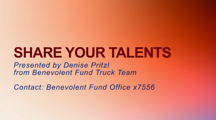 Thumbnail image for Share Your Talents - BF Truck Team March 28, 2026